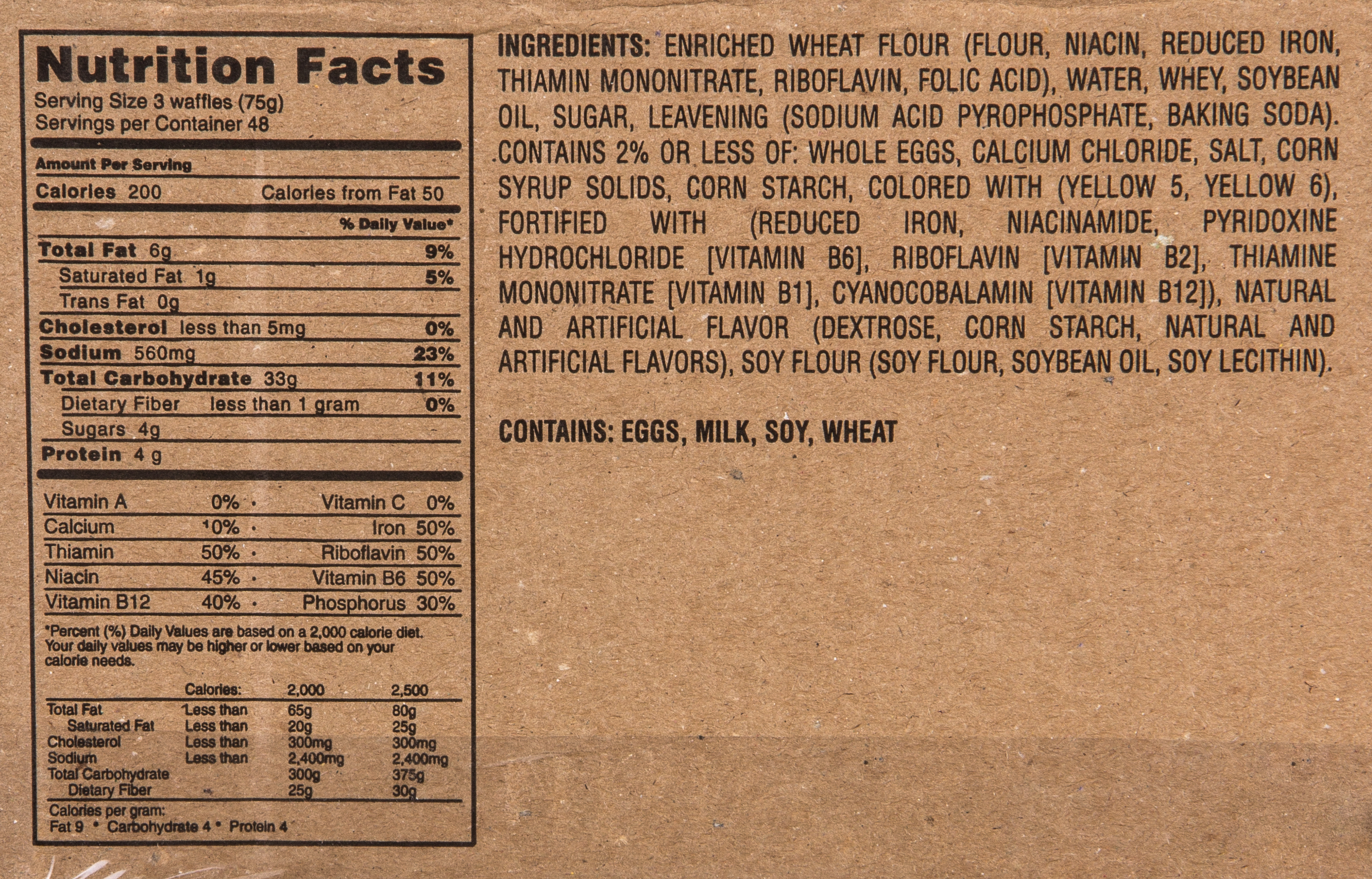 S Bertram WAFFLES 4 INCH 12/12/1.23 OZ OUD(USA)