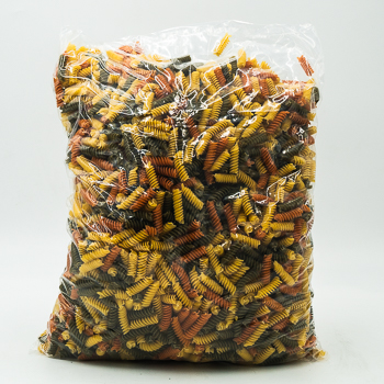 S Bertram - PASTA ROTINI (FUSILLI) TRI-COLOR 20 LB