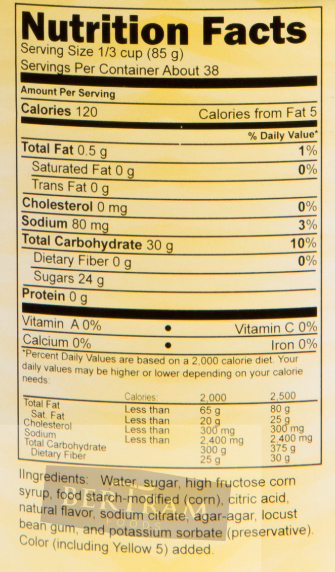 S Bertram LEMON PIE FILLING 310
