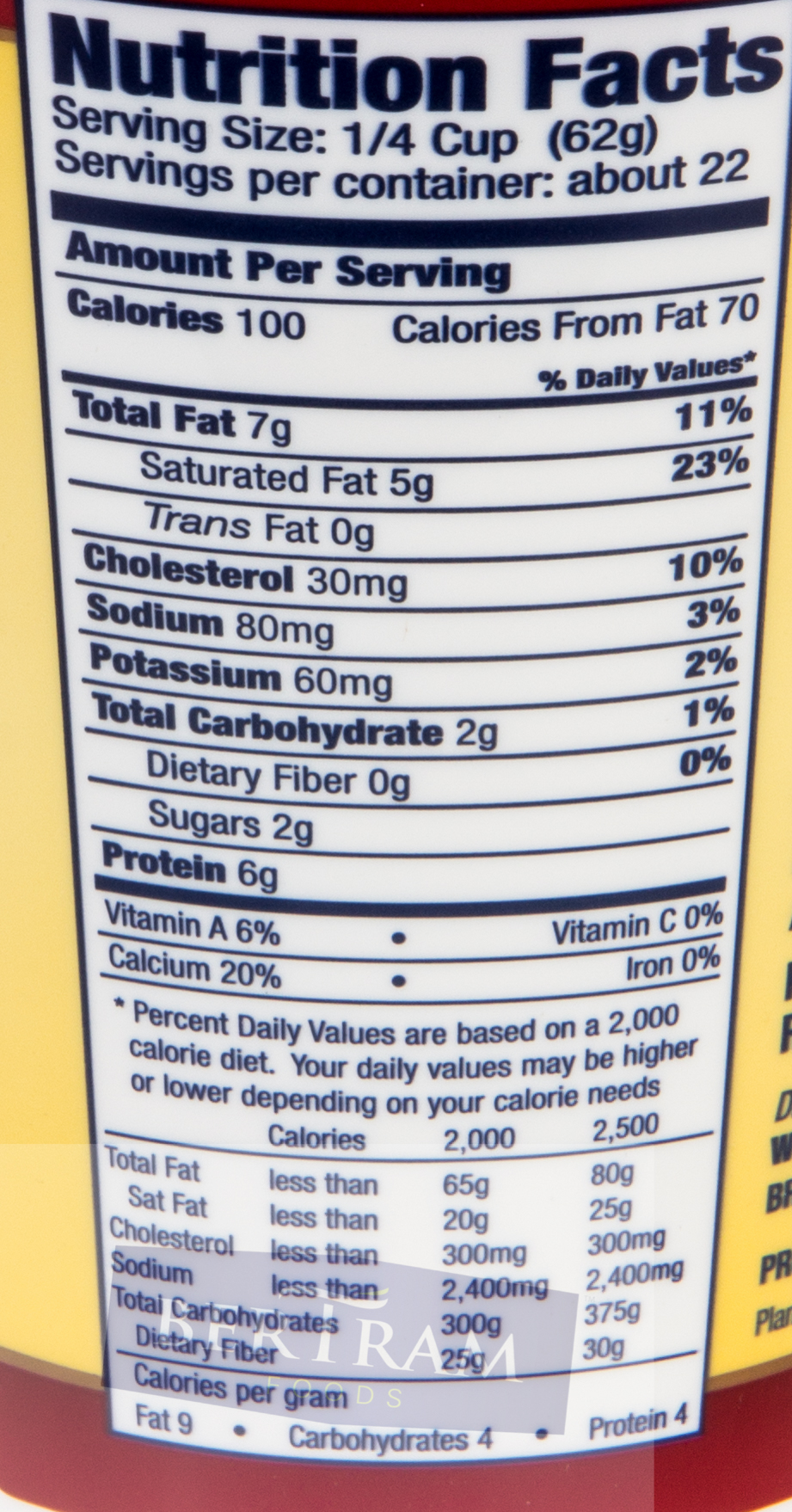 S Bertram RICOTTA CHEESE 3LB CY (USA)